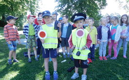 Den s Městskou policií na  zahradě